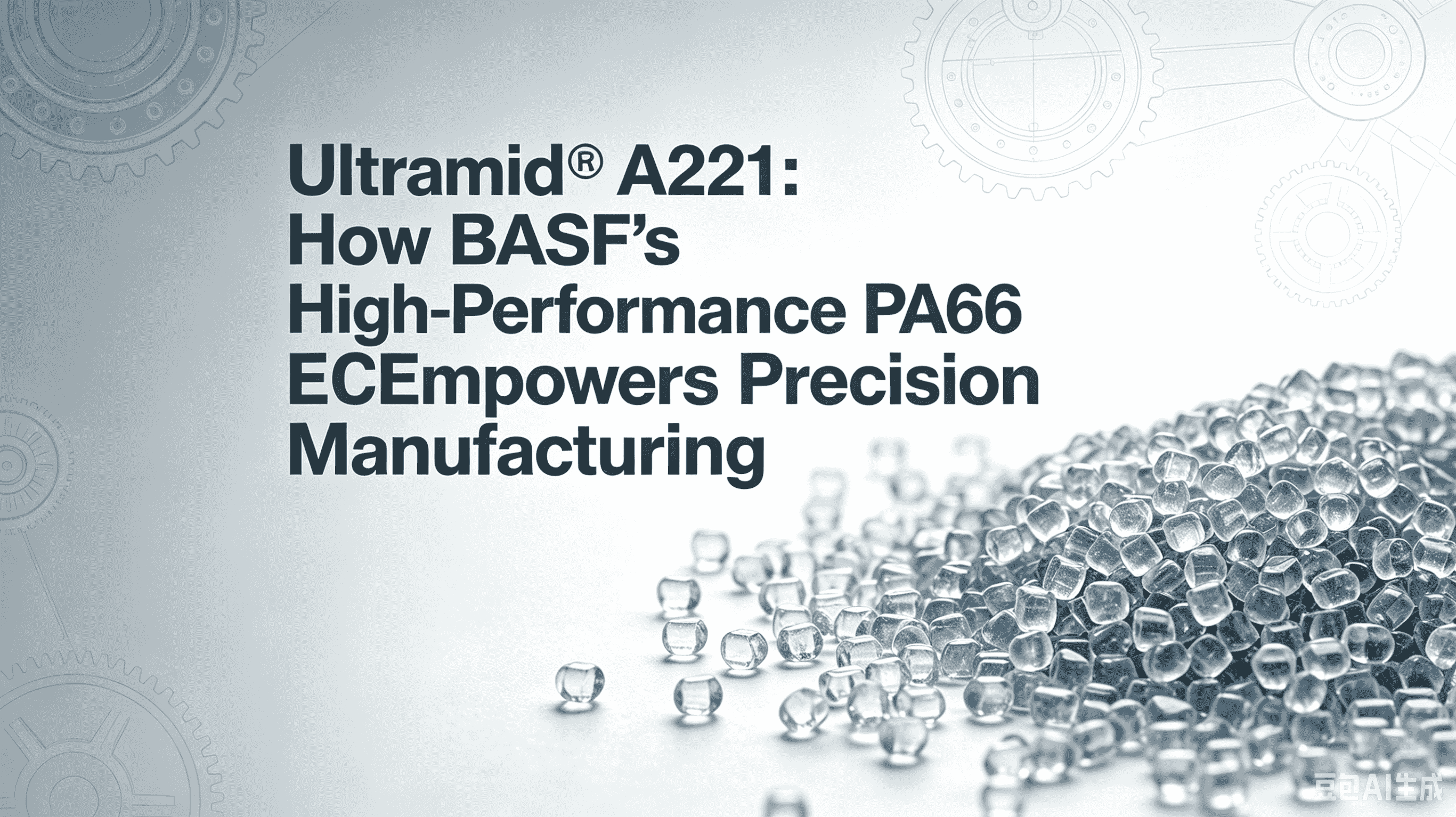 Ultramid® A221: Conas a Chumasaíonn Ardfheidhmíocht BASF PA66 Déantúsaíocht Bheachtais